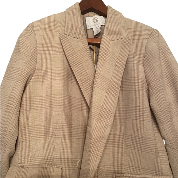 House of Harlow Tan Plaid Blazer - Picture 2 of 15